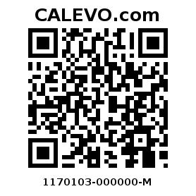 Calevo.com pricetag 1170103-000000-M