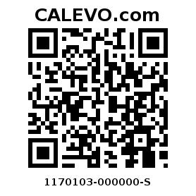 Calevo.com pricetag 1170103-000000-S