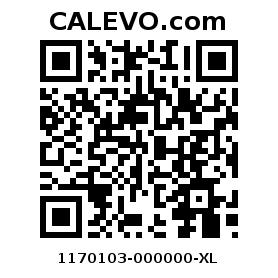 Calevo.com pricetag 1170103-000000-XL