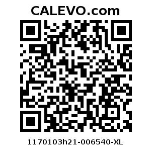Calevo.com Preisschild 1170103h21-006540-XL