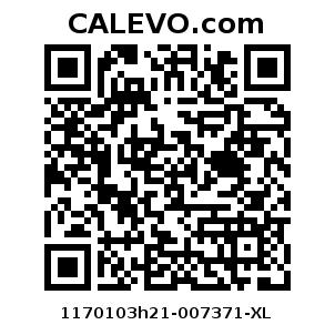 Calevo.com Preisschild 1170103h21-007371-XL