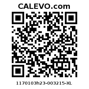 Calevo.com Preisschild 1170103h23-003215-XL