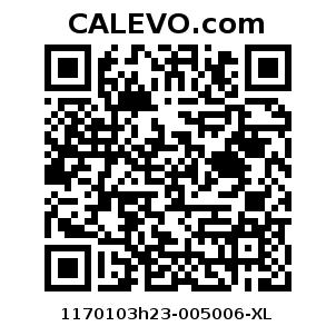 Calevo.com Preisschild 1170103h23-005006-XL