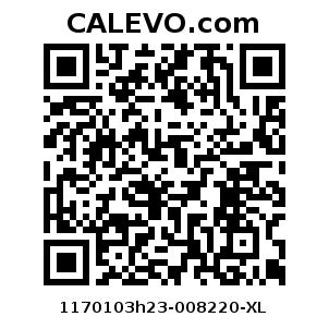 Calevo.com Preisschild 1170103h23-008220-XL