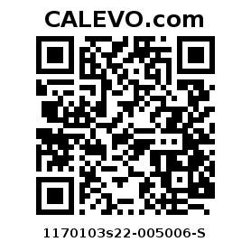 Calevo.com Preisschild 1170103s22-005006-S