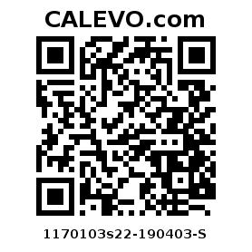 Calevo.com Preisschild 1170103s22-190403-S