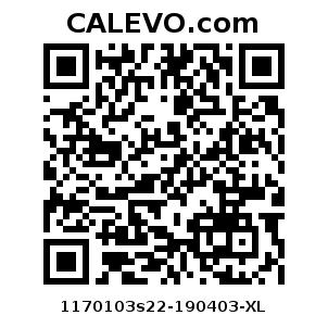 Calevo.com Preisschild 1170103s22-190403-XL