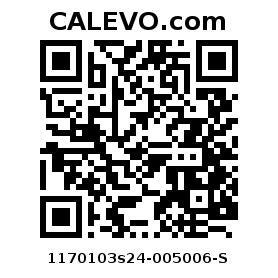 Calevo.com Preisschild 1170103s24-005006-S