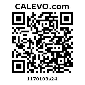 Calevo.com pricetag 1170103s24