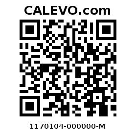 Calevo.com pricetag 1170104-000000-M