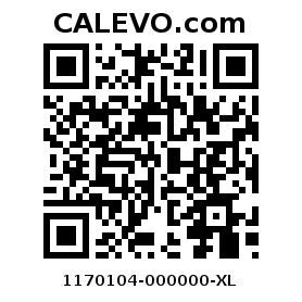 Calevo.com pricetag 1170104-000000-XL