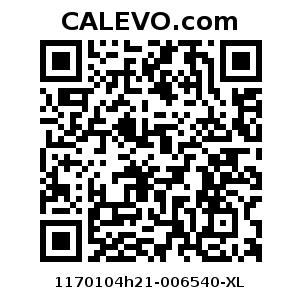 Calevo.com Preisschild 1170104h21-006540-XL