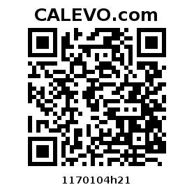 Calevo.com Preisschild 1170104h21