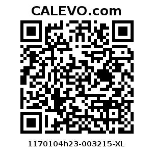 Calevo.com Preisschild 1170104h23-003215-XL