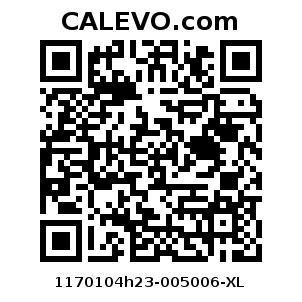 Calevo.com Preisschild 1170104h23-005006-XL