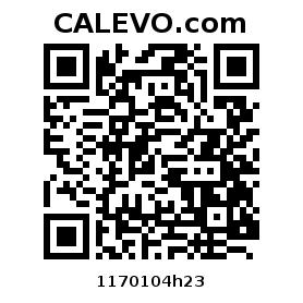 Calevo.com Preisschild 1170104h23
