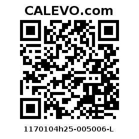 Calevo.com Preisschild 1170104h25-005006-L
