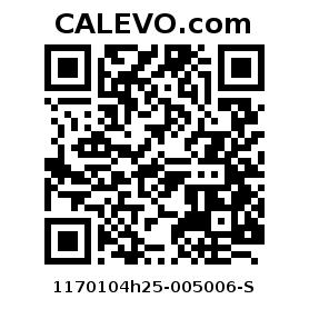 Calevo.com Preisschild 1170104h25-005006-S