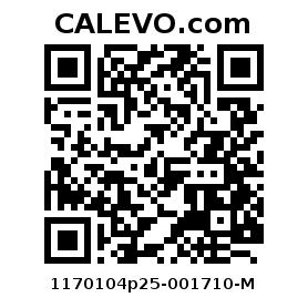 Calevo.com Preisschild 1170104p25-001710-M