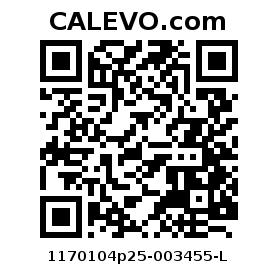 Calevo.com Preisschild 1170104p25-003455-L