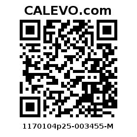Calevo.com Preisschild 1170104p25-003455-M