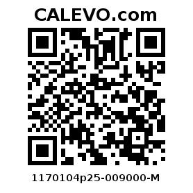 Calevo.com Preisschild 1170104p25-009000-M