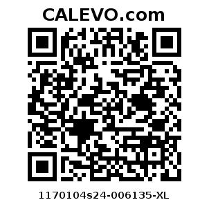 Calevo.com Preisschild 1170104s24-006135-XL