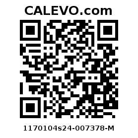 Calevo.com Preisschild 1170104s24-007378-M