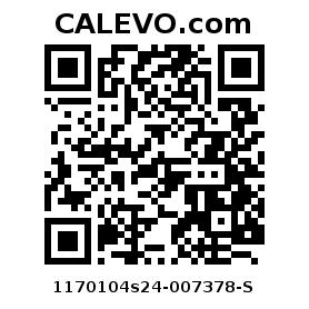 Calevo.com Preisschild 1170104s24-007378-S
