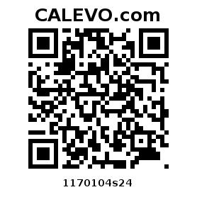 Calevo.com pricetag 1170104s24