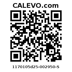 Calevo.com Preisschild 1170105d25-002950-S