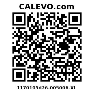 Calevo.com Preisschild 1170105d26-005006-XL