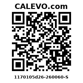 Calevo.com Preisschild 1170105d26-260060-S