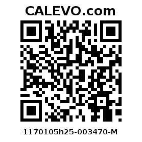 Calevo.com Preisschild 1170105h25-003470-M