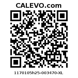 Calevo.com Preisschild 1170105h25-003470-XL