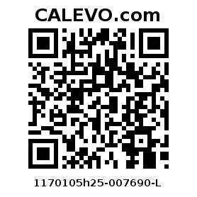Calevo.com Preisschild 1170105h25-007690-L