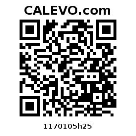 Calevo.com pricetag 1170105h25