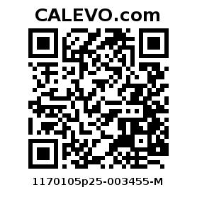 Calevo.com Preisschild 1170105p25-003455-M