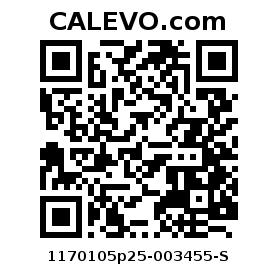 Calevo.com Preisschild 1170105p25-003455-S