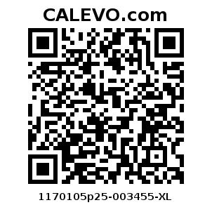 Calevo.com Preisschild 1170105p25-003455-XL
