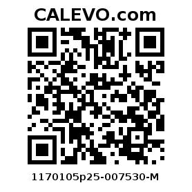 Calevo.com Preisschild 1170105p25-007530-M