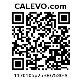 Calevo.com Preisschild 1170105p25-007530-S