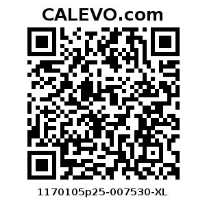 Calevo.com Preisschild 1170105p25-007530-XL