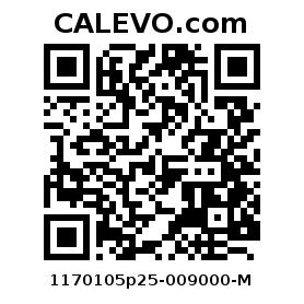 Calevo.com Preisschild 1170105p25-009000-M