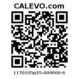 Calevo.com Preisschild 1170105p25-009000-S