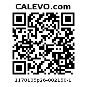 Calevo.com Preisschild 1170105p26-002150-L