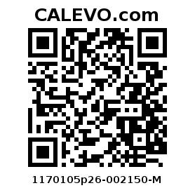 Calevo.com Preisschild 1170105p26-002150-M