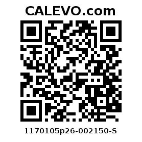 Calevo.com Preisschild 1170105p26-002150-S