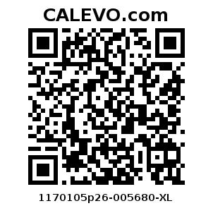 Calevo.com Preisschild 1170105p26-005680-XL