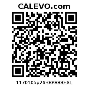 Calevo.com Preisschild 1170105p26-009000-XL